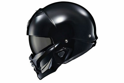 Covert 2 Open Face Helmet Gloss Black Xs
