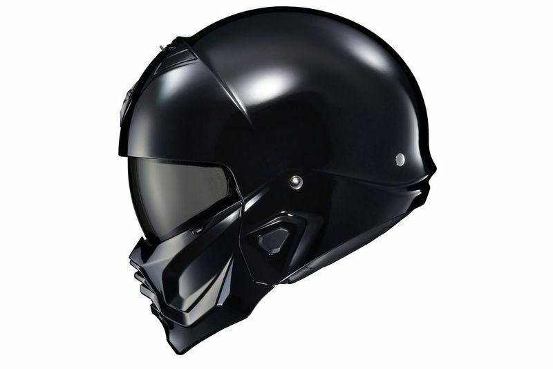Covert 2 Open Face Helmet Gloss Black Lg