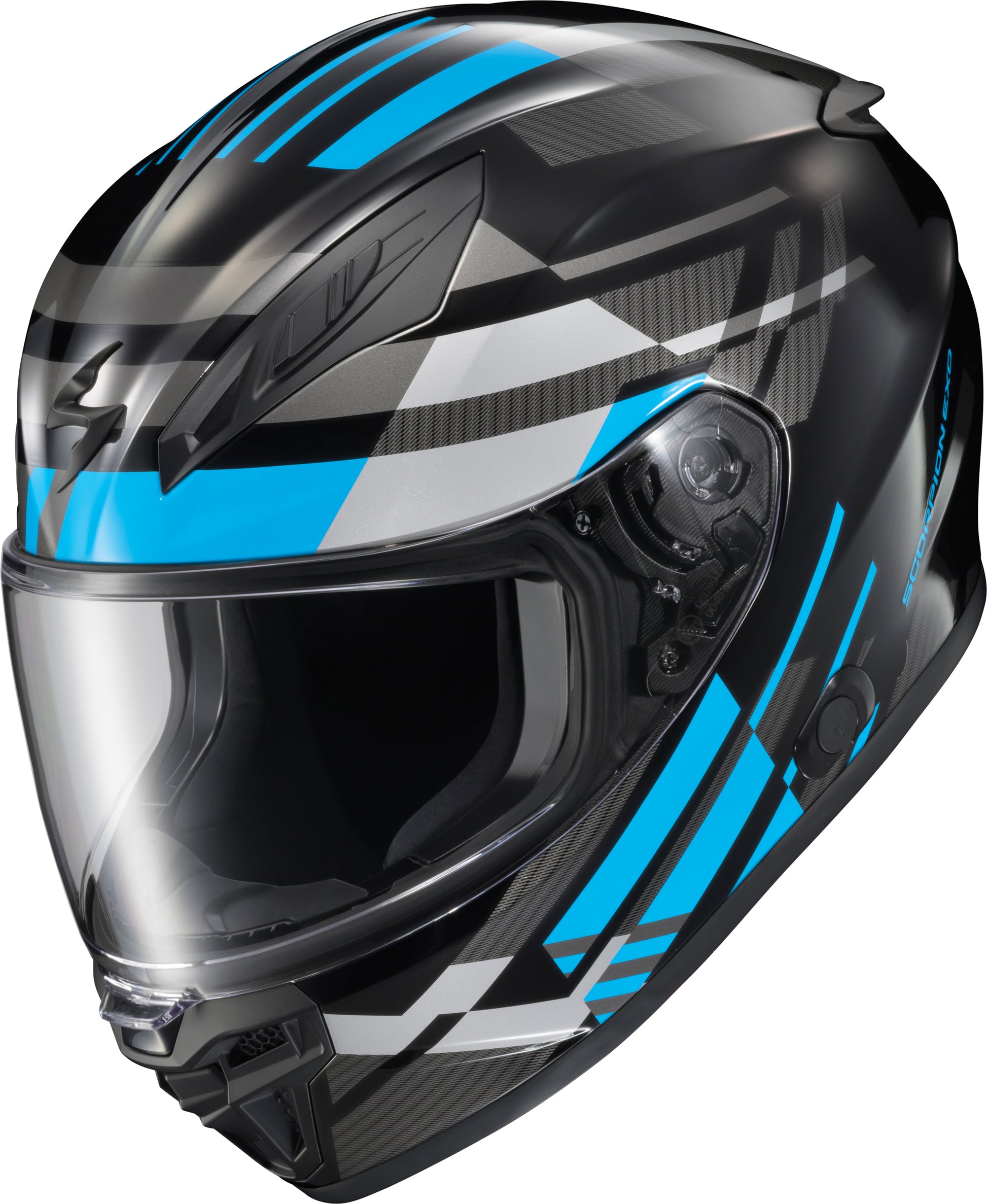Exo R430 Full Face Helmet Paradox Light Blue Md