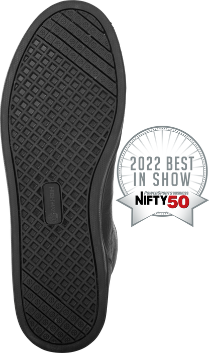 Axle Leather Waterproof Shoes Black/Black Sz 07