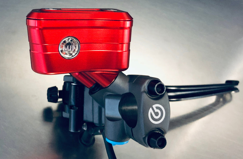 Motocorse Billet Aluminum Reservoirs For Brembo RCS Corsa Corta Master Cylinders Brake and Clutch