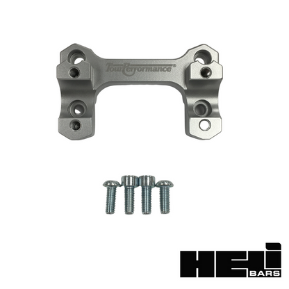 Handlebar Risers Silver Bmw