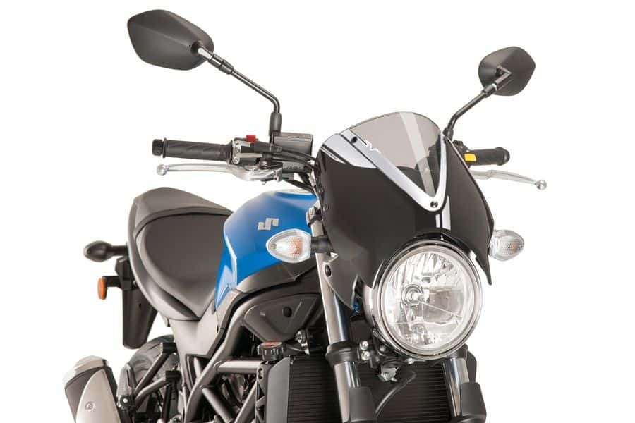 Windscreen Retrovision Black/Light Smoke