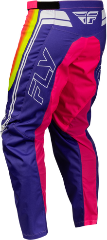 F 16 Raze Pants Purple/Pink/Yellow Sz 36