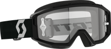 Primal Goggle Black/White Clear Works
