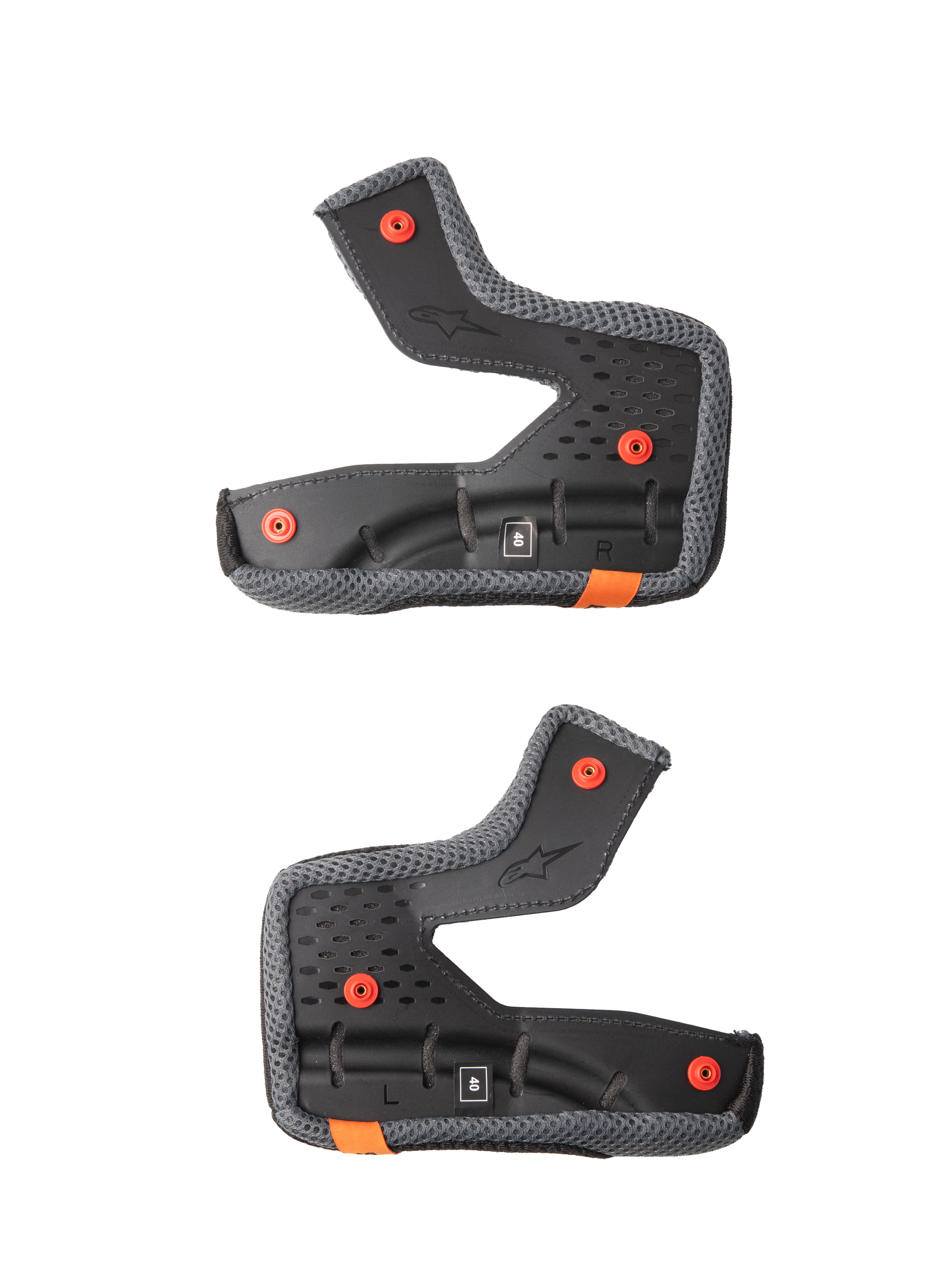 Sm7 Cheek Pad Set Black Xl 25mm