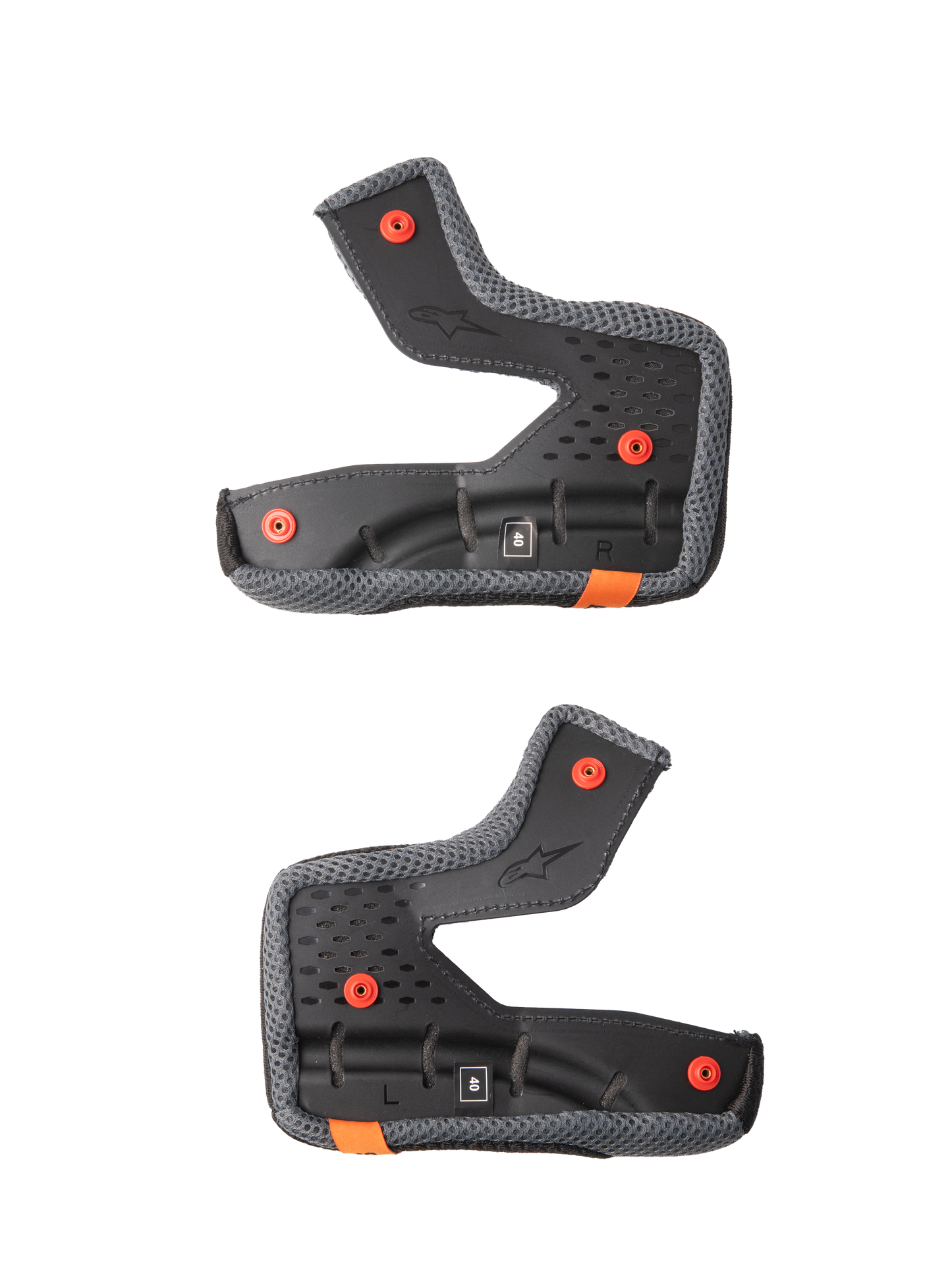 Sm7 Cheek Pad Set Black Xl 30mm