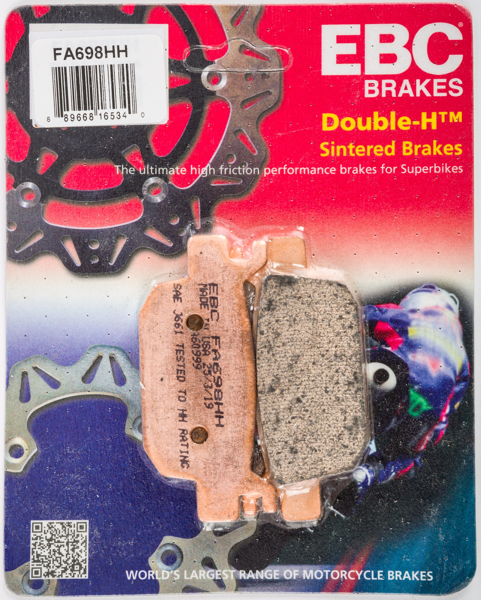 Brake Pads Fa698hh Double H Sintered