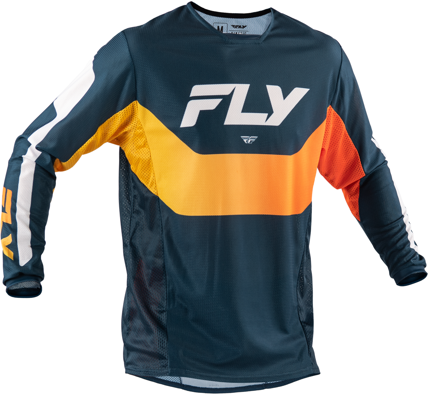 Kinetic Mesh Jersey Navy/Orange Xl