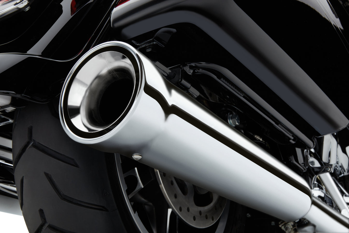 4" Nh Slip Ons Chrome Flh/Flt 95 16
