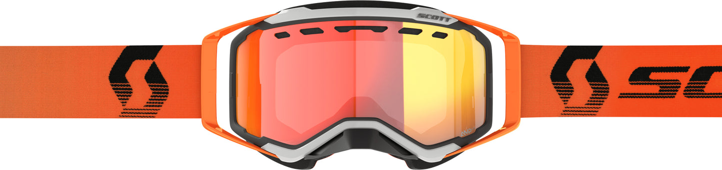 Prospect Snwcrss Ls Goggle Grey/Orange Red Chrome