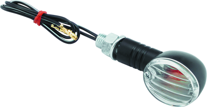 BikeMaster Ministalk Marker Light Round - Black/Clear