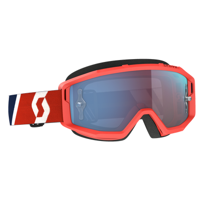 Primal Goggle Red/Blue Blue Chrome Works Lens
