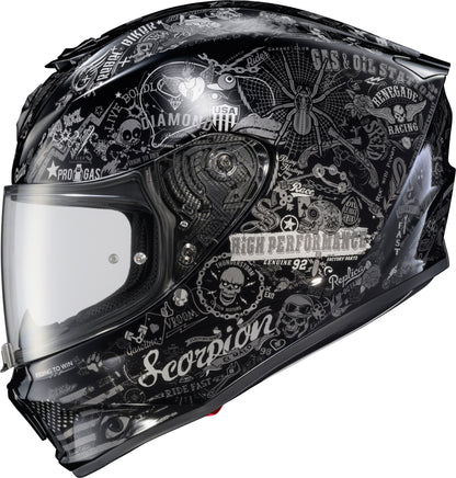 Exo R330 Full Face Helmet Shake 2 Black 2x