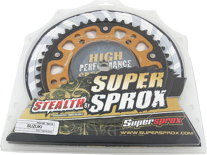 Rear Stealth Sprocket Alu/Stl 44t 520 Gld Hay/Suz/Tri