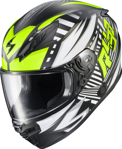 Exo R430 Full Face Helmet Head Trip Hi Viz Xl