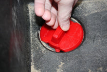 Footwell Drain Plug Kit Red Pol