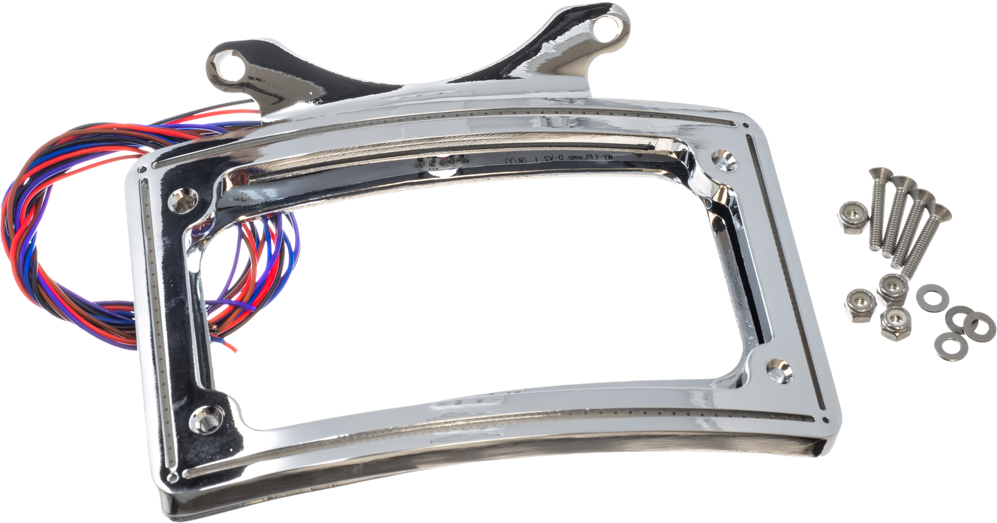 Perfect Plate Light Lp Frame Chrome Scout