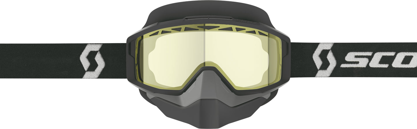 Split Otg Snwcrss Goggle Black/White Yellow Lens