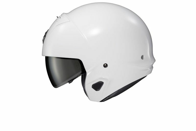 Covert 2 Open Face Helmet Gloss White  Xs