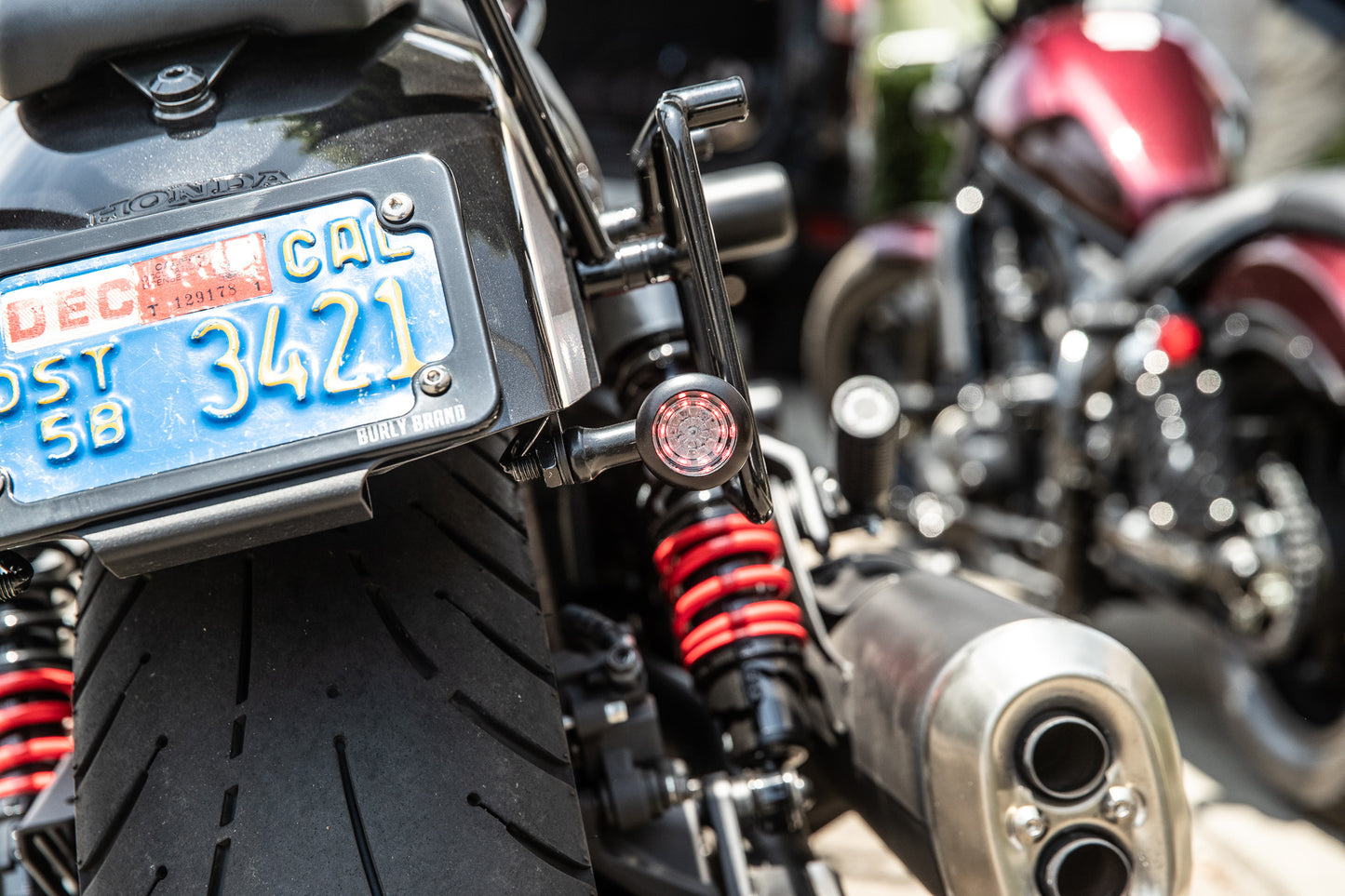 Slash Cut Lic Plt Kit With Ts Black