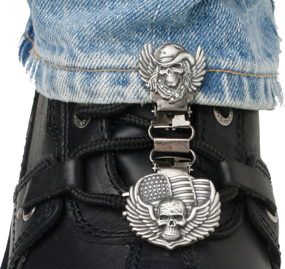 Laced Boot Type (Skull/Wings)