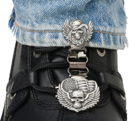 Laced Boot Type (Skull/Wings)