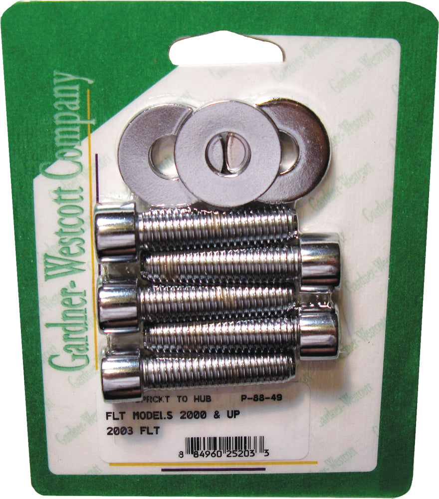 Pulley Bolts Polished Flh/Flt 00 03