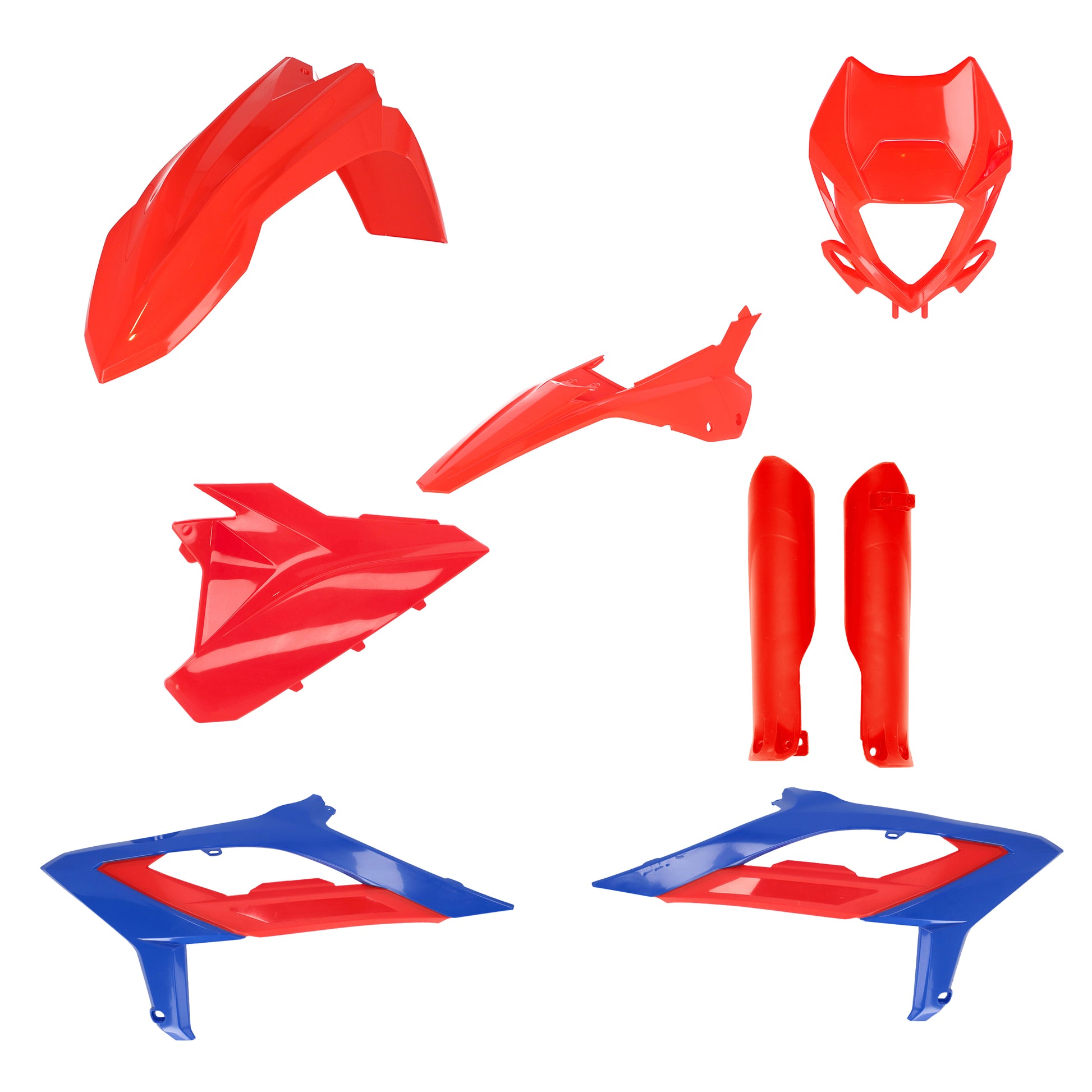 Full Plastic Kit Red/Blue Beta