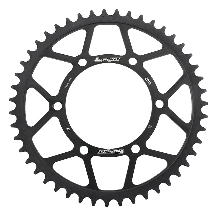 Rear Sprocket Steel 47t 520 Blk Tri
