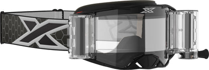 Lucid Goggle Race Pack Black/White Zip Off Clear