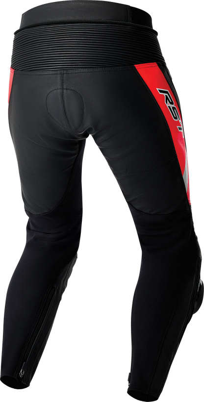 Tractech Evo D3o Pants Blk/Flo Red Leather Md