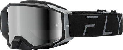 Zone Pro Goggle Black/Grey W/ Black Mirror/Smoke Lens