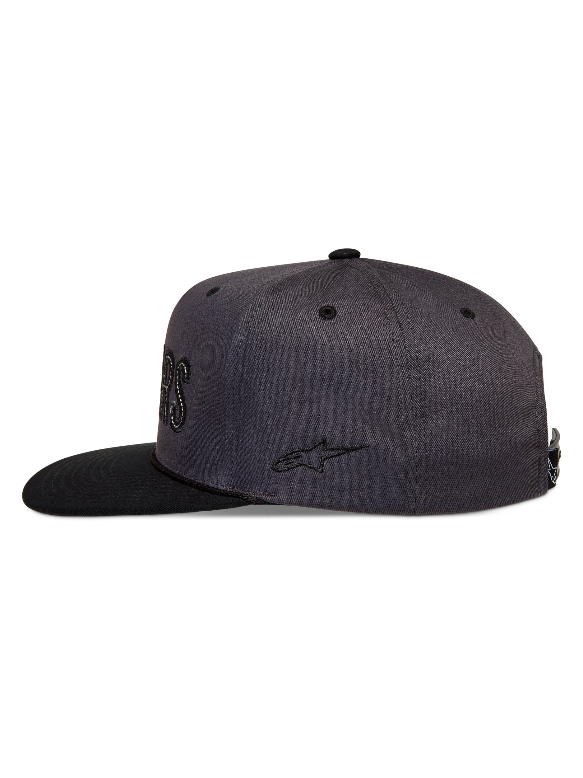 Stadium Snapback Hat Dark Grey/Black