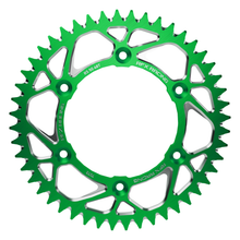 Aluminum Rear Sprocket 53t Green Kaw
