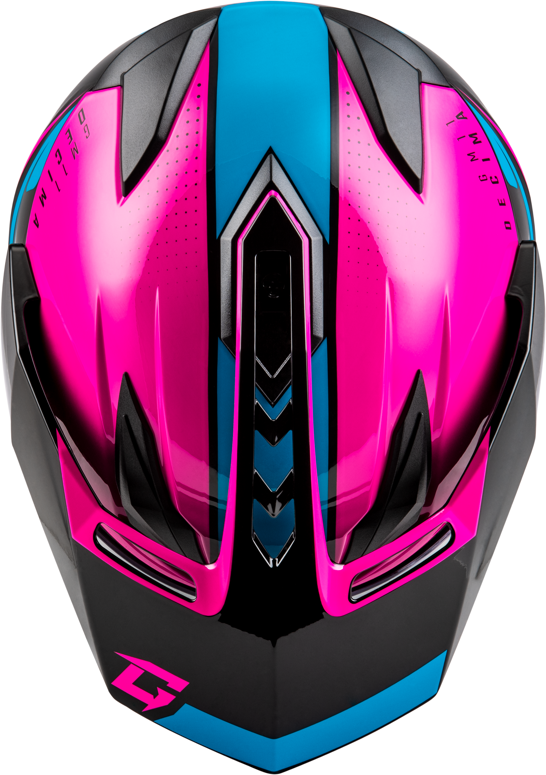 Gm 11 Decima Helmet Black/Pink/Blue Xl