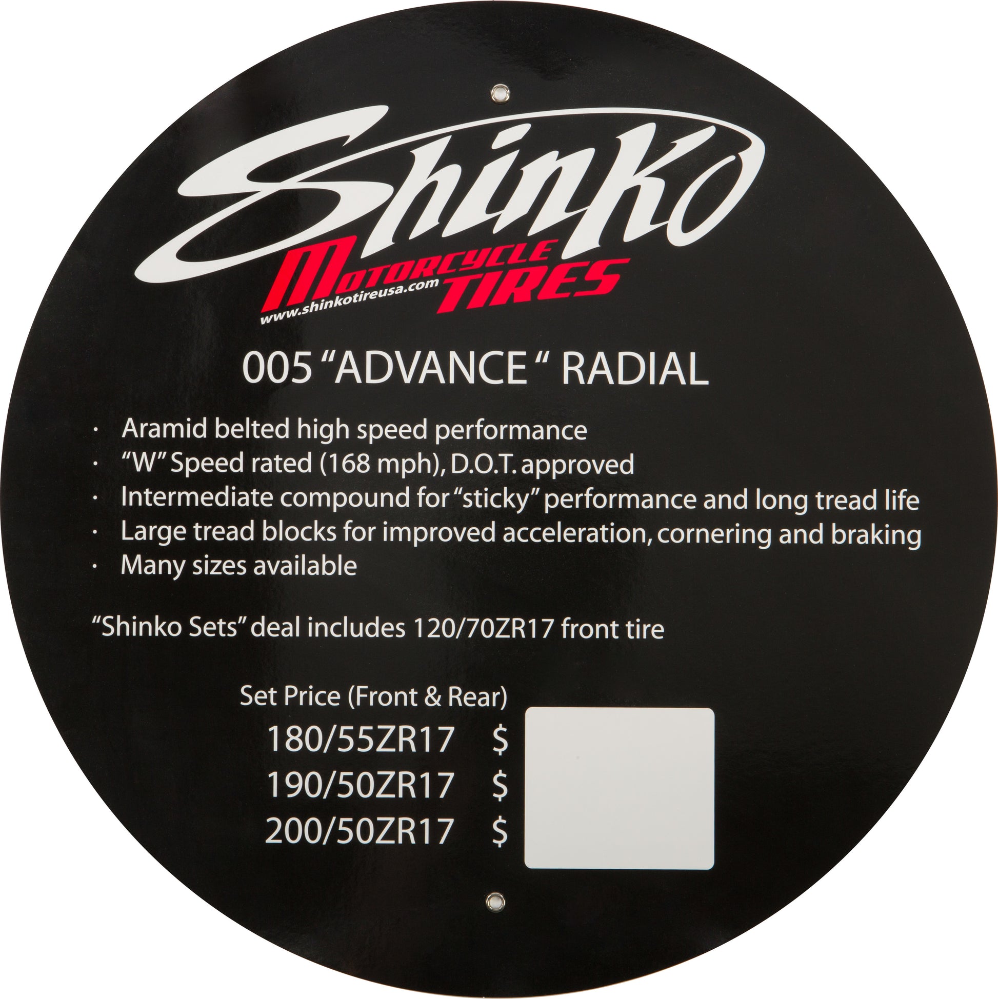 Tire Display Sign 005 Advance