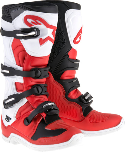 Tech 5 Boots Red/White/Black Sz 06