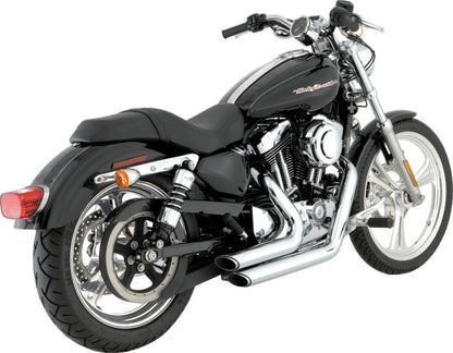 Progressive Harley 412 Series Shocks 11.0in - Chrome
