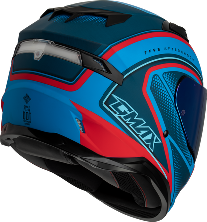 Ff 98 Aftershock Helmet Matte Blue/Red Xs