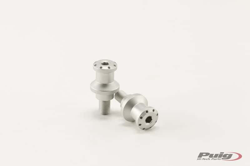 Swingarm Spools Hi Tech 10mm Silver 2/Pk