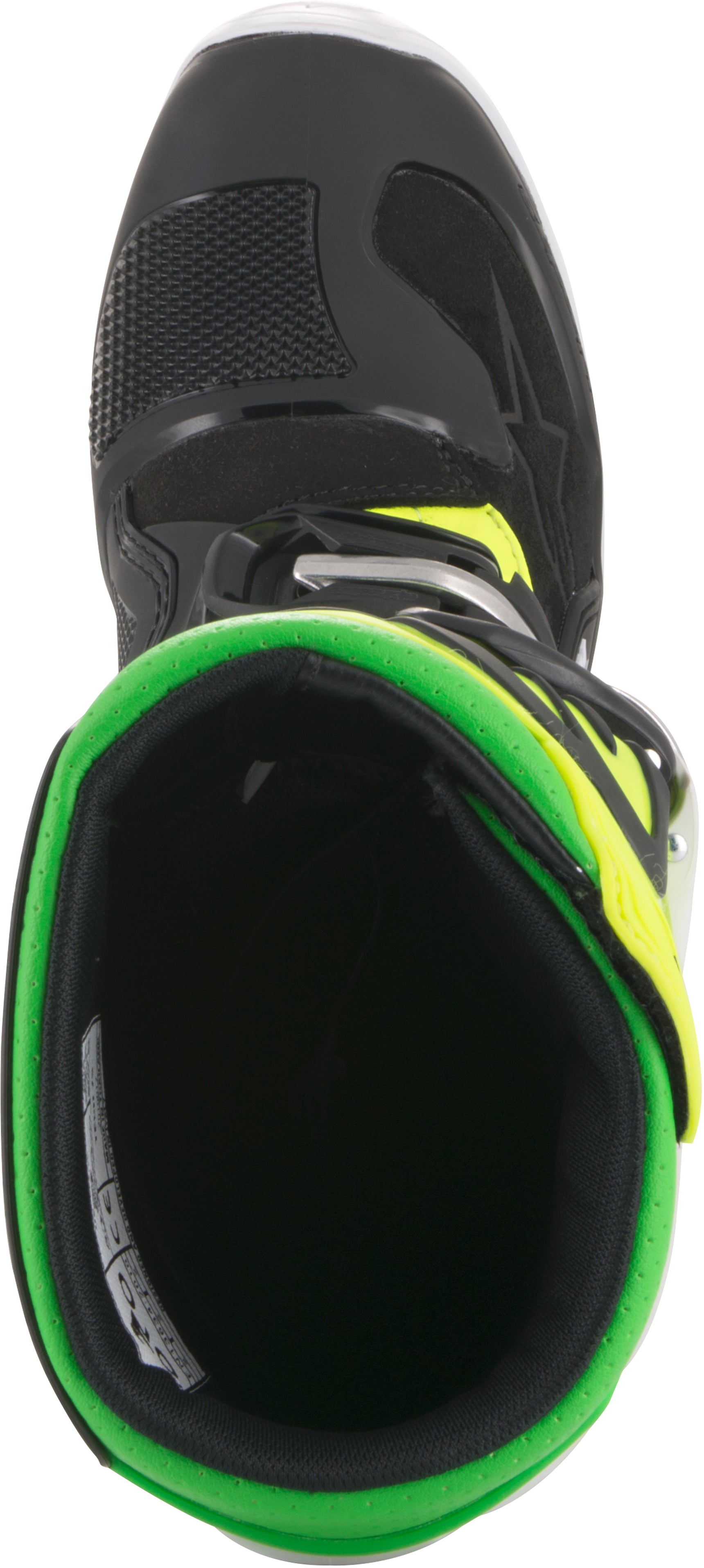 Tech 7s Prodigy Boots Black/White/Yellow Sz 08