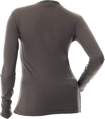 Merino Wool Base Layer Shirt Grey Xs
