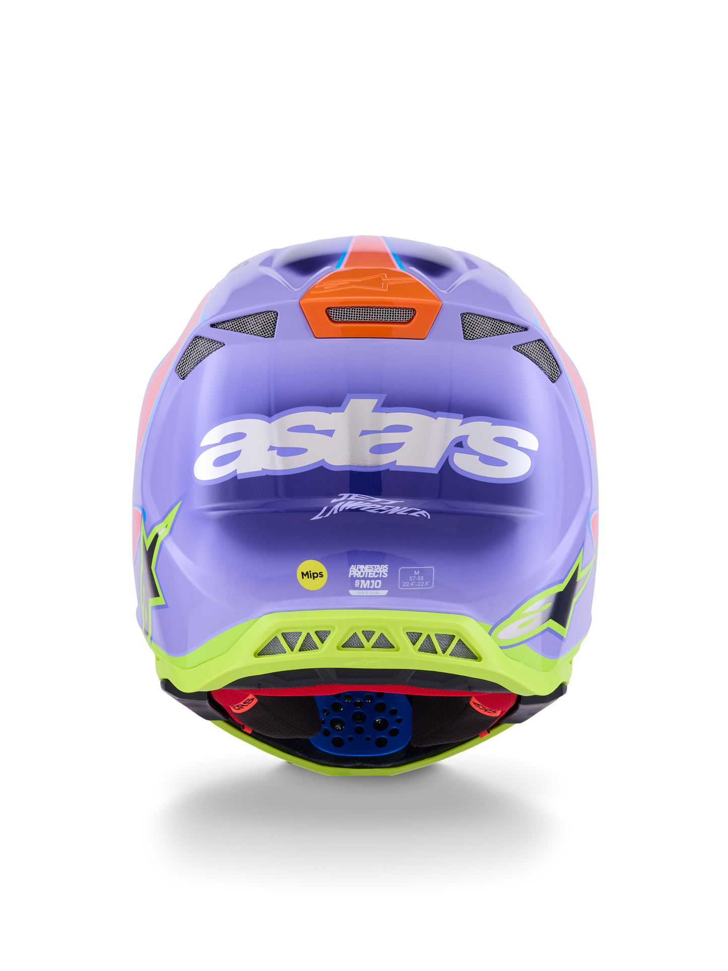 S M10 Jett Lawrence R01 Helmet Purp/Pnk Fluo/Ylw Fluo Gls Md