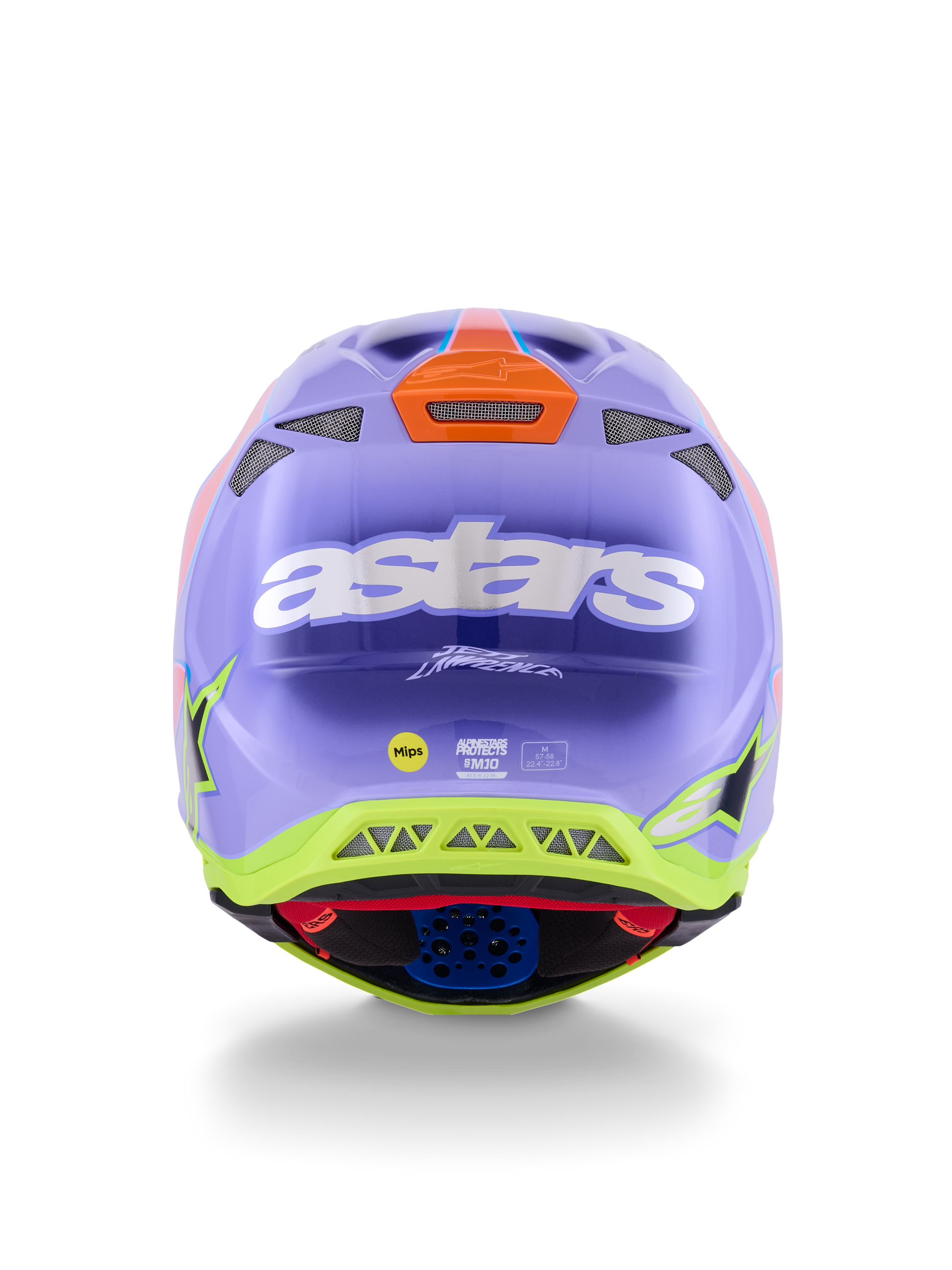 S M10 Jett Lawrence R01 Helmet Purp/Pnk Fluo/Ylw Fluo Gls Md