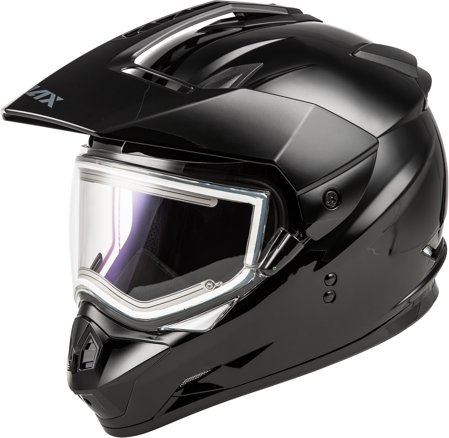 Gm 11s Snow Helmet W/ Electric Shield Black 3x