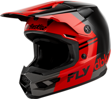 Kinetic Dbk Helmet Black/Red/Grey Xs