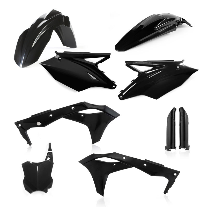 Acerbis 2017 Kawasaki KX250F Full Plastic Kit - Black