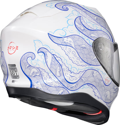 Exo T520 Helmet Nama Shimi White/Blue Lg