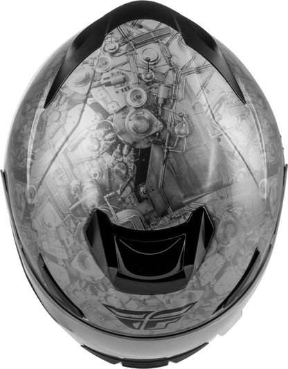 Sentinel Mech Helmet Black/White/Grey Xs